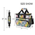 thumbnail image 3 of FORMRS Insulated Cooler Bag 24 Cans Capacity Soft Leakproof Lunch Box with Side Pockets, Green Mountains, 3 of 7