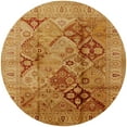 thumbnail image 1 of Ahgly Company Indoor Round Mid-Century Modern OrangeRed Orange Area Rugs, 3' Round, 1 of 1