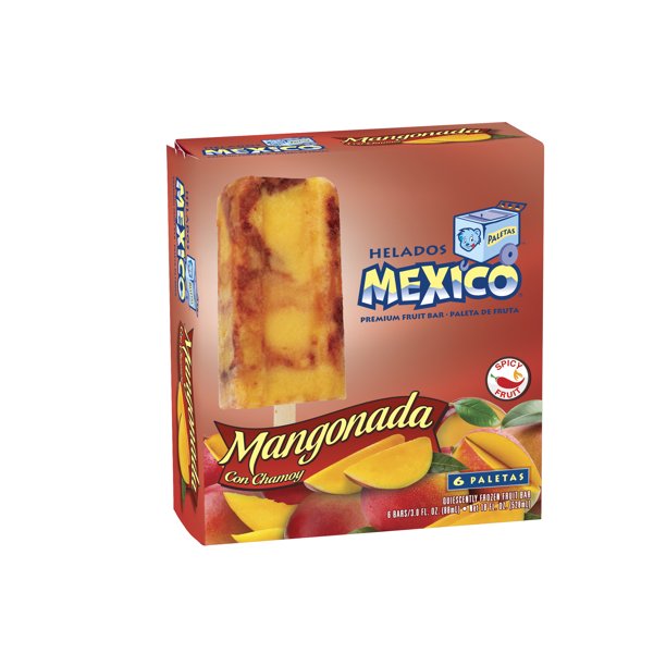 Helados Mexico Hm 6ct Mangonada Fruit Paletas Walmart Com Walmart Com