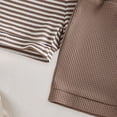 thumbnail image 6 of YDFCWXW 2 Pack Toddler Baby Boy Shorts Summer Waffle Knit Baby Plain Shorts Casual Elastic Waist Joggers Bottom (Brown, 12-18 Months), 6 of 7