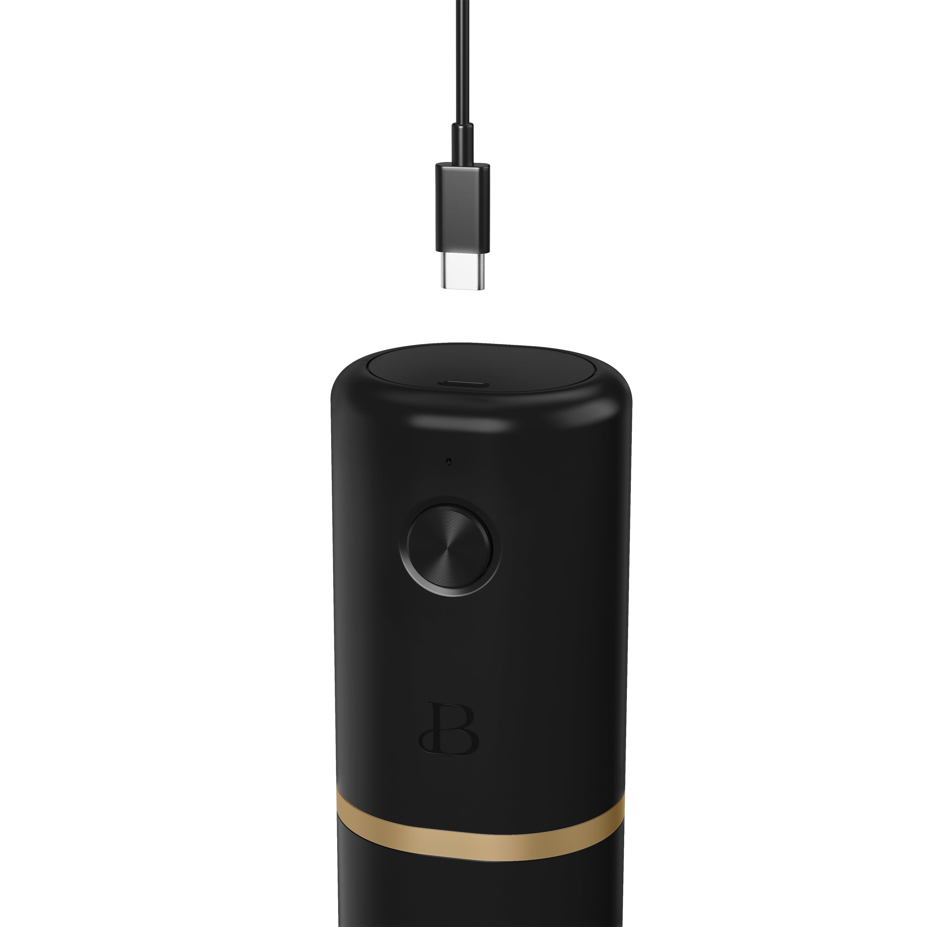 Beautiful Rechargeable Electric Salt or Pepper Grinder, Black Sesame by Drew Barrymore