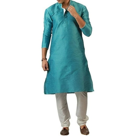 

Royal Kurta Mens Kurta Pyjama Set Blue