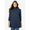thumbnail image 3 of Woman Within Plus Size Perfect Long Sleeve Turtleneck Sweater, 3 of 6