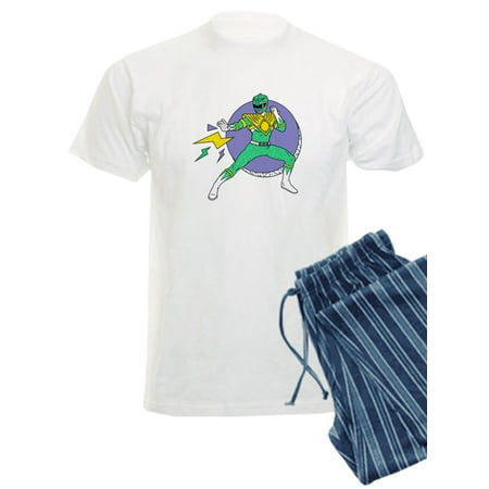 

CafePress - Green Ranger Lightning Bolts - Men s Light Pajamas