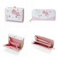 thumbnail image 2 of Cartera de Hello Kitty, serie celebración del 50.º aniversario, bolso informal de moda de cuero sintético, bolso para tarjetas kawaii, regalo de cumpleaños, 2 of 5