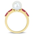 thumbnail image 4 of Everly Women's Ruby 10k Yellow Gold Ring, 4 of 7