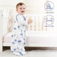 thumbnail image 2 of Yoofoss Baby Sleep Sack 0-6 Months Wearable Blanket for Babies 100% Organic Cotton 2-Way Zipper TOG 0.5 Toddler Sleeping Sack 3 Pack, Sleep Sacks, 2 of 8