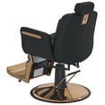 thumbnail image 3 of BarberPub Heavy Duty Hydraulic Pump Barber Chair, Reclining Salon Chair for Barbershop, 3 of 12