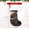 thumbnail image 4 of Yiaed Cute Big-Eared Mouse Print Christmas Stockings, Christmas Stockings Hanging Ornaments, Christmas Stockings for Family Christmas Holiday Decorations, 4 of 7