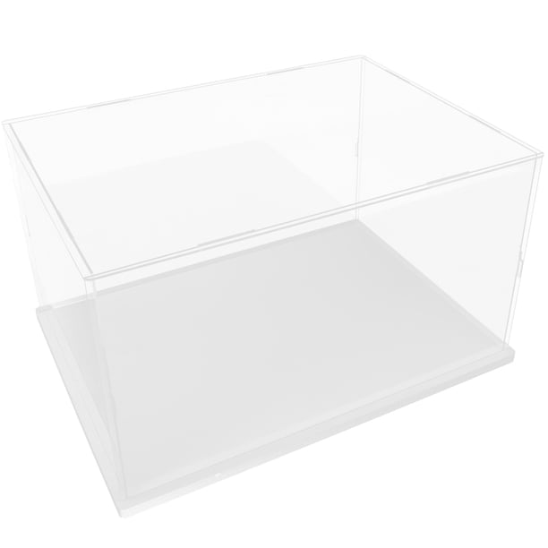 Vitrina de acrílico transparente Vitrina de acrílico transparente Caja de colección Soporte para guantes de boxeo