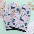 thumbnail image 3 of Bearachild Thickened Silicone Oven For Home Insulation Resistant Pattern Gloves Oven Clear Mitts For Use Oven Silicone Oven Type3, 3 of 6