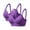 Purple+Purple, variant on Hjlmsx Bra for Womens Wireless Comfort Brassiere Bras Light Padded Lingerie No Underwire Full Coverage Push Up Bras