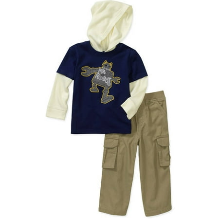 Garanimals Baby Boys' 2 Piece Hooded Han