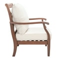 thumbnail image 4 of Safavieh SAFAVIEH Couture Payden Modern Eucalyptus Wood Armchair with Pillow Back, Natural/Beige, 4 of 12