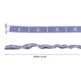 thumbnail image 2 of Unique Bargains 1pc Women 8 Grids Yoga Stretch Bands for Gym Stretching Exercise Nylon High Elastic Yarn Latex Yarn Purple, White, 2 of 4