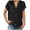 Black, variant on Womens Tee Casual Fashion Solid Color Short Sleeved Beach Vacation Essentials,Beige,S