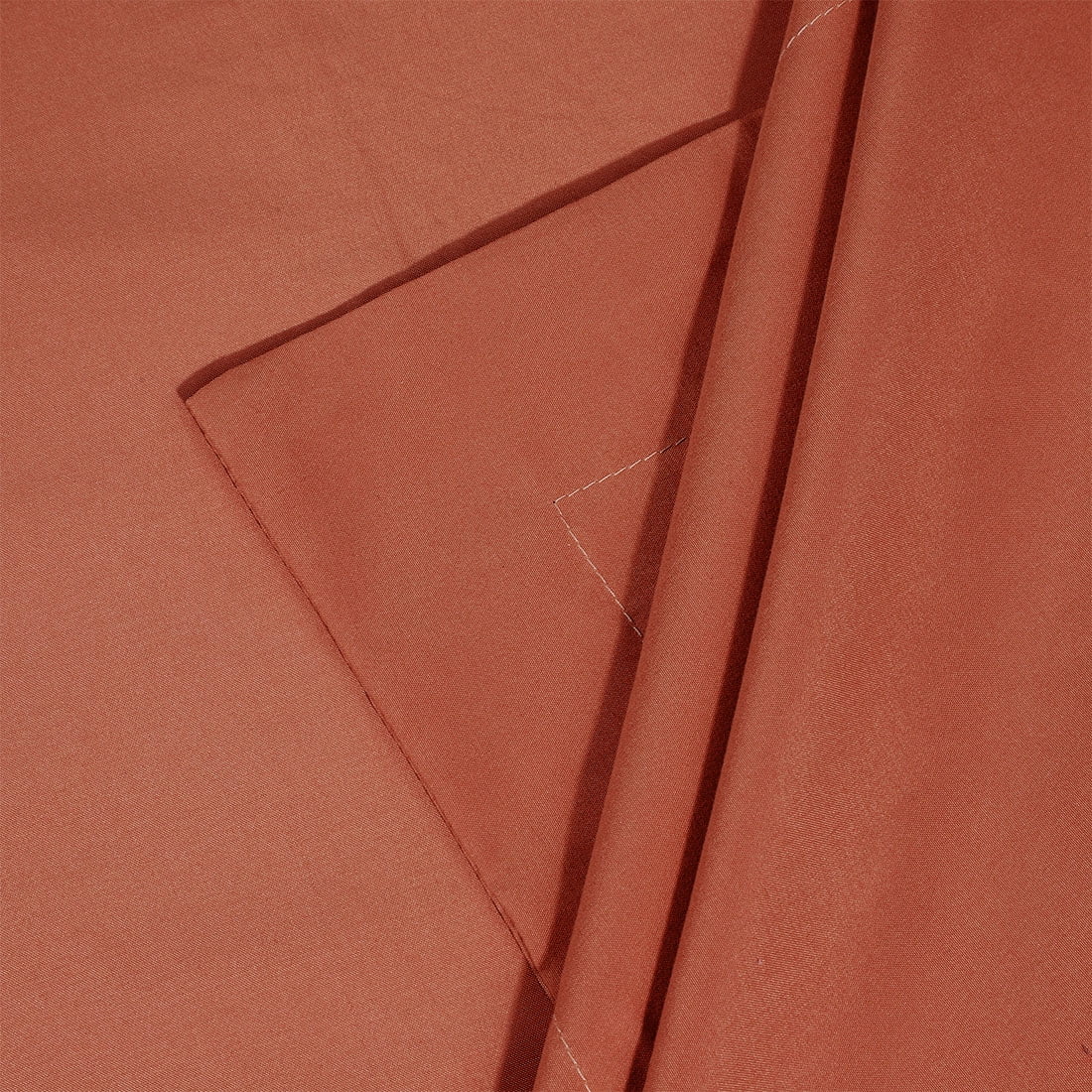 Unique Bargains Pillowcases Soft Microfiber Pillow Shams Set of 2 King Orange Red