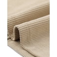 thumbnail image 5 of INSPIRE CHIC Women's Skirt High Waist Elastic Back Corduroy Midi Skirts M Khaki, 5 of 5
