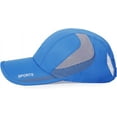thumbnail image 2 of Quick Dry Cap Lightweight Running Hats Outdoor Airy Mesh Adjustable Sports Sun Hat UV Protection Hat for Men Women, 2 of 5