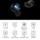 thumbnail image 4 of Seitruly Mini auricular inalámbrico compatible con Bluetooth V5.0 en la oreja Control táctil auriculares IPX4 impermeable auricular sonido manos libres Cables de audio/vídeo Amarillo, 4 of 8
