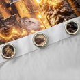 thumbnail image 4 of Castle Fairy Princess Castle Black Out Curtains for Children Teens Adults,Happy Winter Xmas Curtains Pack of 2 (42x63 Each),Merry Christmas Bedroom Curtains,Super Cozy Room Decor, 4 of 6
