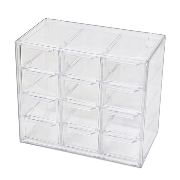 Organizer Jewelry Organizer Desktop Storage Box Drawer Type Transparent Shelf Stationary Hair Decoration Box Can Be Stacked
Orga