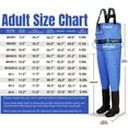 thumbnail image 3 of DaddyGoFish Chest Waders for Kids and Adults, Fishing and Hunting Waders with a Pocket and a Wader Hanger, 3 of 10