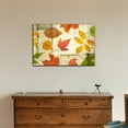 thumbnail image 2 of wall26 Canvas Wall Art - Golden Leaves in Autumn on Vintage Background - Gallery Wrap Modern Home Art | Ready to Hang - 16x24 inches, 2 of 3