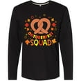 thumbnail image 3 of Inktastic Oktoberfest Squad Fall Leaves Pretzel Long Sleeve T-Shirt, 3 of 5