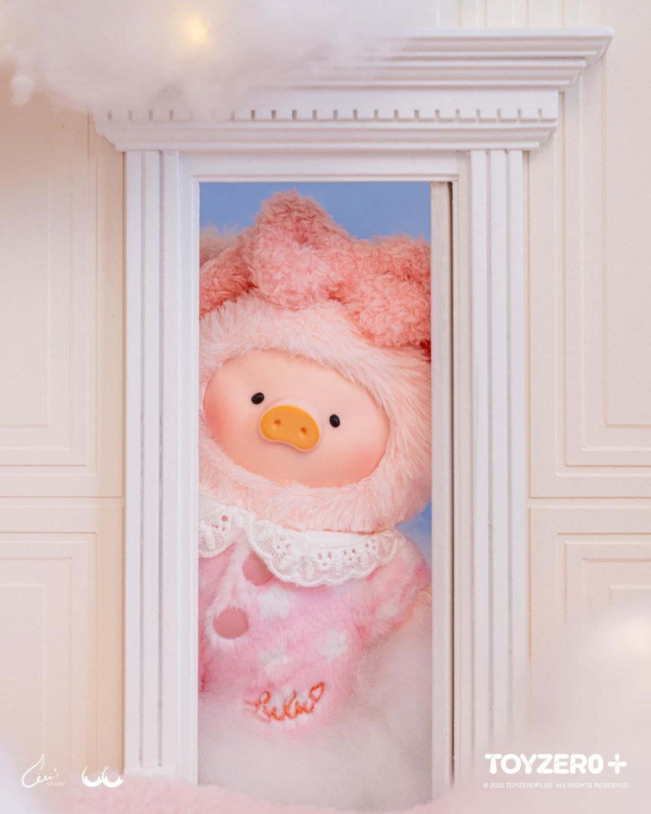 Lulu The Piggy Blind Box - LuLu's Dreaming Wonderland Series Plush Keychain Blind Boxes Figures Cute Stuffed Animals Kawai Mystery Box Toys Home Decorations Holiday Birthday Gifts, Single Box