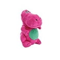 thumbnail image 7 of goDog® Dinos™ T-Rex Just for Me™ with Chew Guard Technology™ Durable Plush Squeaker Dog Toy, Pink, Mini, 7 of 7