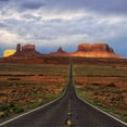 thumbnail image 2 of Leahy, Ike 26x26 White Modern Wood Framed Museum Art Print Titled - Monument Valley IV, 2 of 4