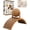 Big, variant on Wobble Ball Cat Scratcher, 2 in 1 Wood Interactive Cat Arch Scratching Ball on Stand with Arched Bridge and 360° Rotating Hanging Sisal Balls for Indoor Cats Kittens(Small)