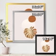 thumbnail image 4 of Designart 'Abstract Geometry Shapes and Tropical Palm Leaf II' Modern Framed Art Print, 4 of 4