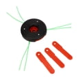 thumbnail image 1 of Cabezal de corte de césped instalación simple Reemplazo del cabezal de corte de hilo ampliamente aplicable Rosca interna M10x125 con 3 cuchillas de plástico para agricultura ANGGREK Otros, 1 of 8