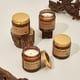 thumbnail image 5 of Set de regalo de velas aromáticas M&SENSE de Candles, paquete de 4 unidades, tarro de color ámbar, 5 of 7