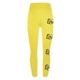 thumbnail image 4 of Feancey Leggings for Women High Waist Casual Valentines Day Workout Pants Novelty Heart Print Stretchy Tummy Control Tights Seamless Butt Lift Yoga Pant Yellow XL, 4 of 7