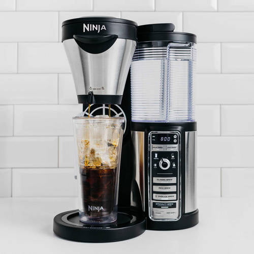 Ninja Coffee Bar with Auto IQ and Glass Carafe - 4 Brew Types (CF082) 
