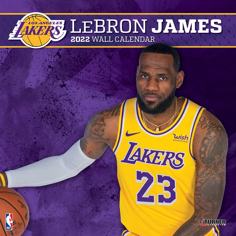 LeBron James Los Angeles Lakers 2022 Mini Wall Calendar