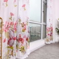 thumbnail image 5 of Curtain Trees Sheer Tulle Window,Voile Drape Valance Fabric,Drapes for Bathroom & Bedroom & Living Room Curtains(100x200cm,Red), 5 of 9