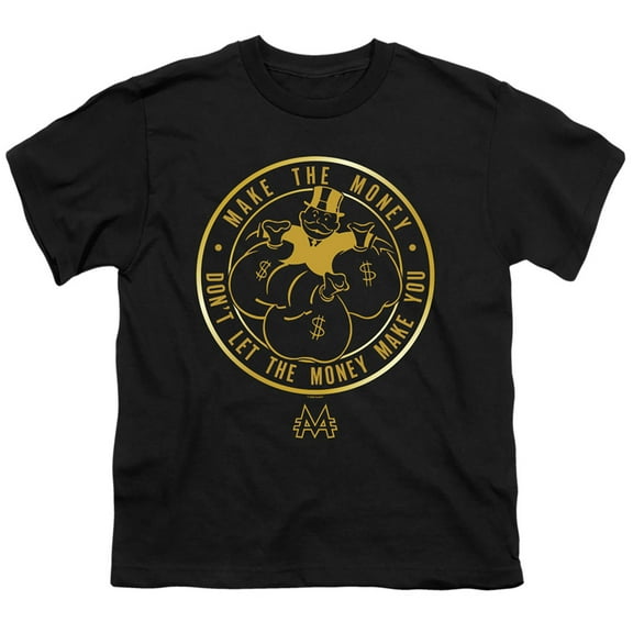 Monopoly Make S/S Youth 18/1 T-Shirt Black