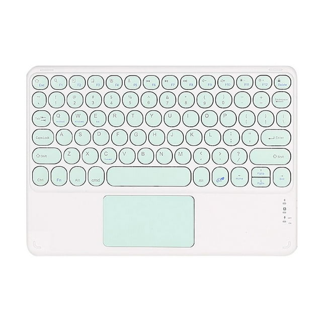 Wireless Bluetooth-compatible Keyboard Laptop Keypad Business External Smartphone Touchpad Mouse for Office Black