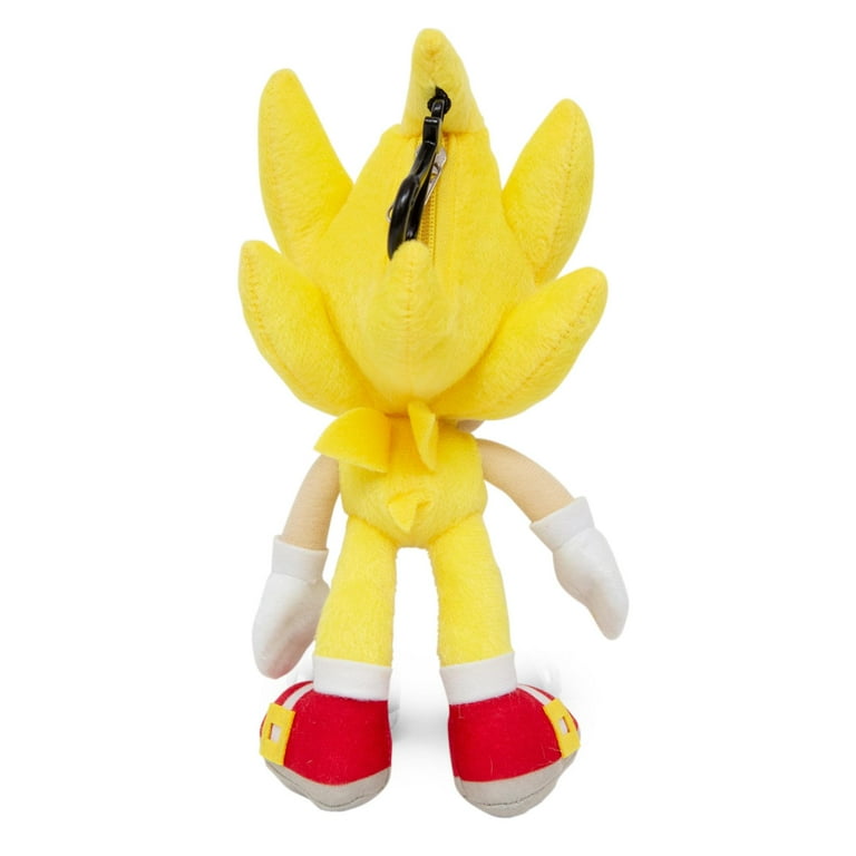 Super Sonic - Yellow Plush Doll Key Chain Coin Bag Clip On 8" Soft Plush Super Sonic - Yellow Plush Doll Key Chain Coin Bag Clip On 8" Soft Plush