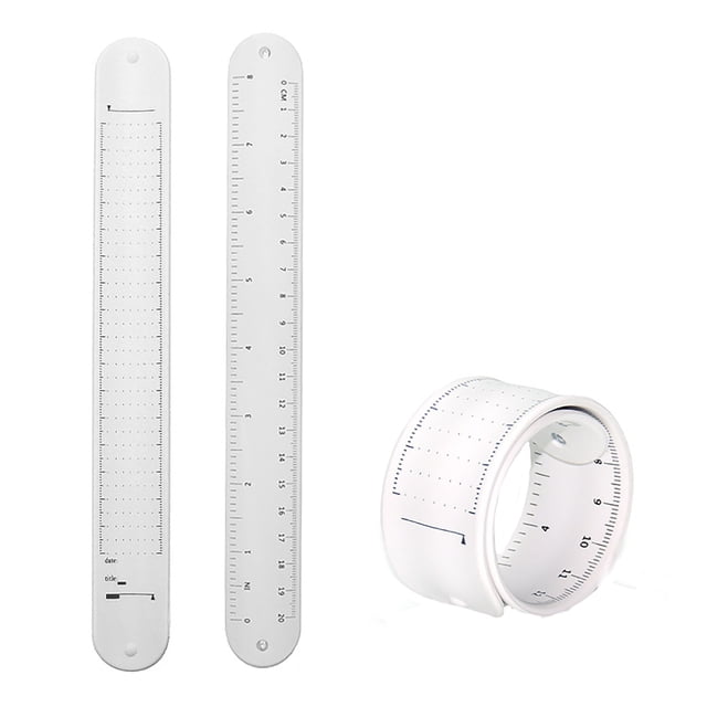 Wristband Notepad Reusable Note Wristband Slap Bracelet To Do List Note Slap Bracelet Wear Notepad Wristband With Ruler For Daily Study Work Ludi Games 1 Year Finger Puppets Game for 7 Years Old Girl