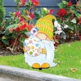 thumbnail image 2 of Milue Gnome Yard Stake Easter Yard Signs Gnome Shape Decorative Garden Stakes, 2 of 7