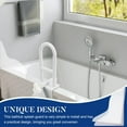 thumbnail image 5 of Shower Splash Guard Kit Waterproof Easy Installation, Large Splash Guards for Bathtub Self-Adhesive Shower Corner Guards to Keep Water in Shower or Bath, (9.25 x 11.25 inches), 5 of 7
