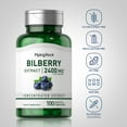 thumbnail image 3 of Bilberry Extract 2400mg | 200 Capsules | Vegetarian | by Piping Rock, 3 of 7