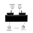 thumbnail image 4 of Gabinete Para Baño Con Doble Lavabo ANTON Minimalista, 4 of 6
