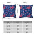 thumbnail image 2 of Pofeuu Chicken and Rooster Print Double-sided plush pillowcase Square Throw Pillow Covers Pillows Cover for Living Room Bedroom Sofa Couch Cushion Cover（No pillow core）-24"x24", 2 of 7