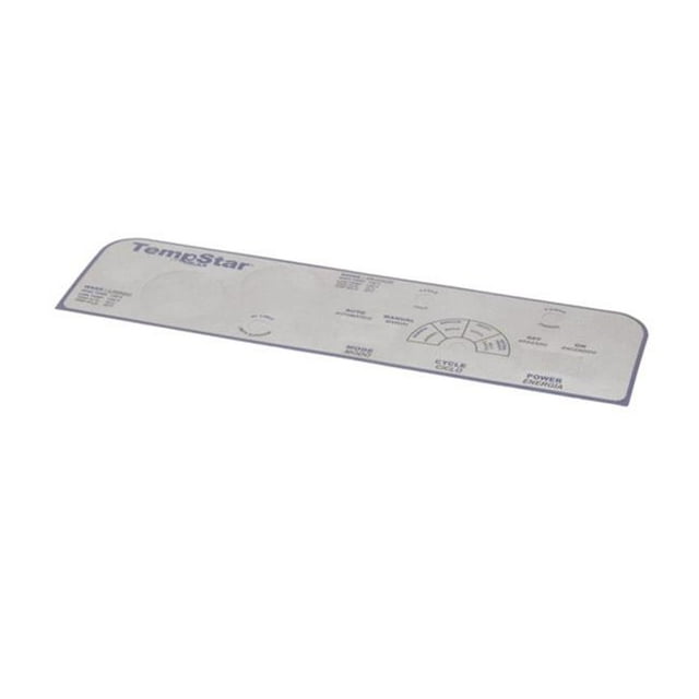 Jackson 9905-003-97-36 Tempstar Control Box Decal&44; Commutateur Rotatif